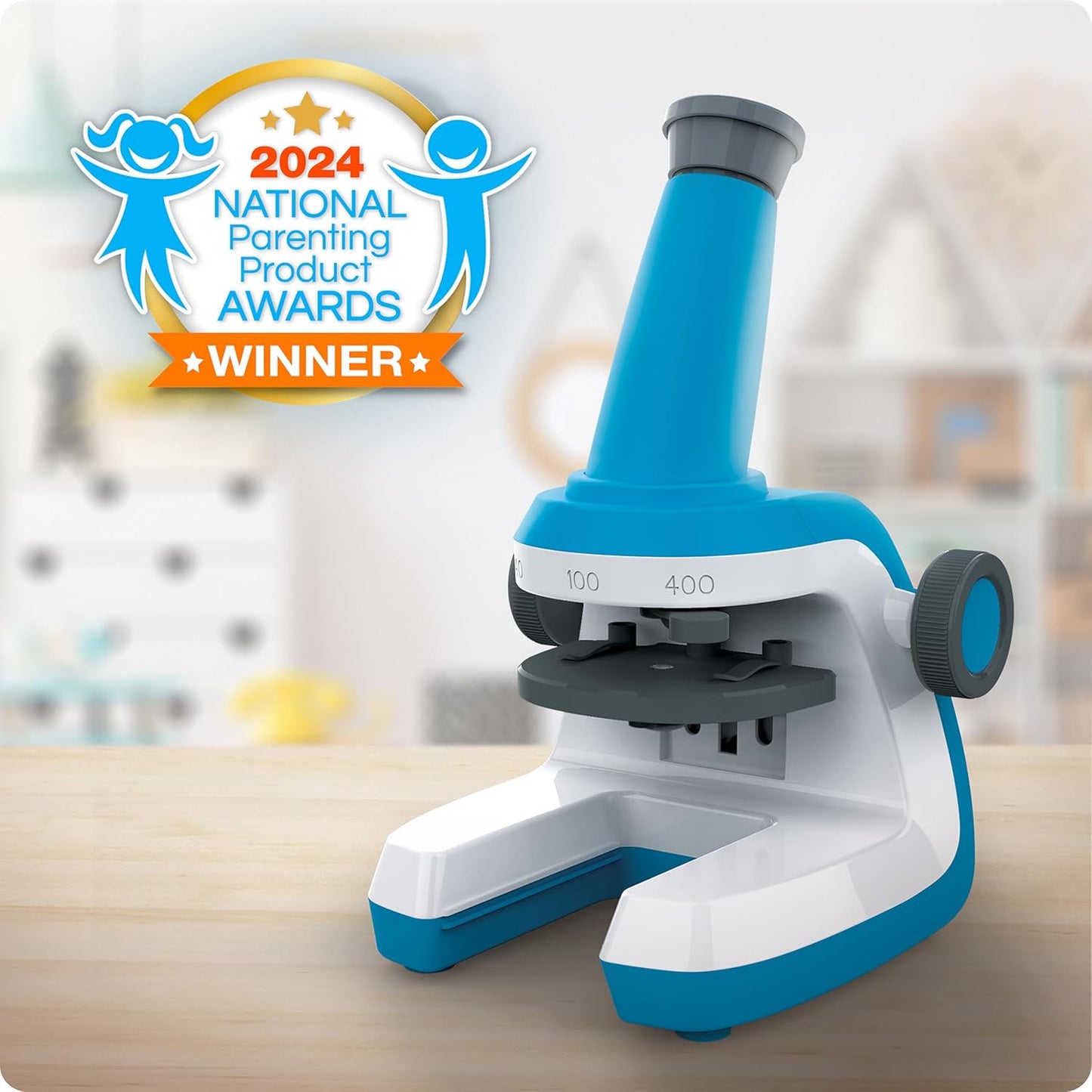 Nat Geo Kids Microscope Kit – Up to 400x Zoom