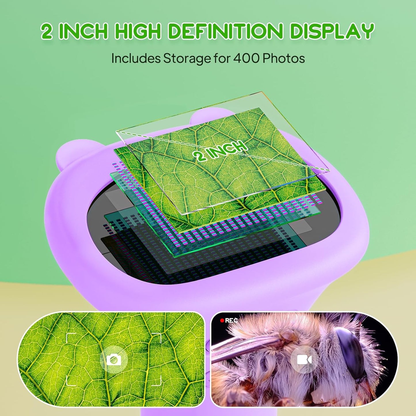 Purple Mini Kids Microscope