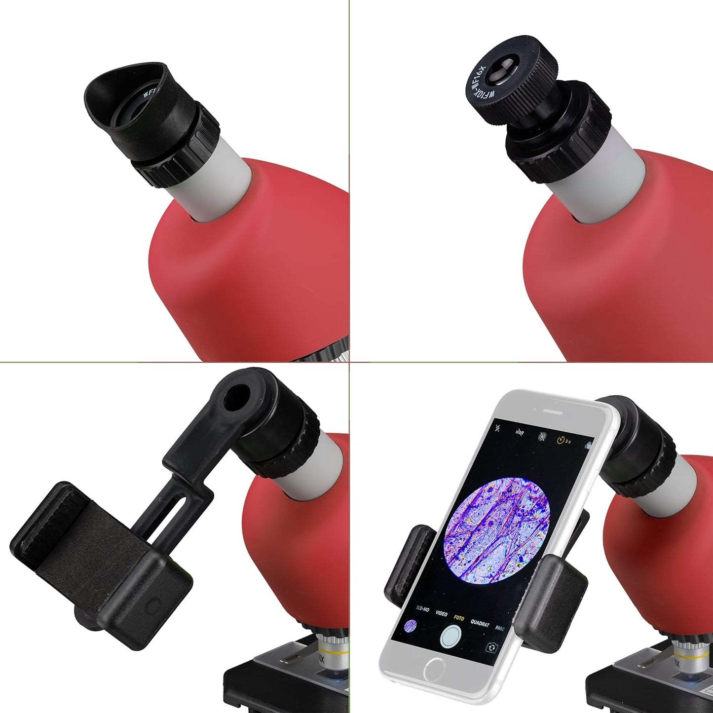 Bresser Junior Kids Microscope – Red