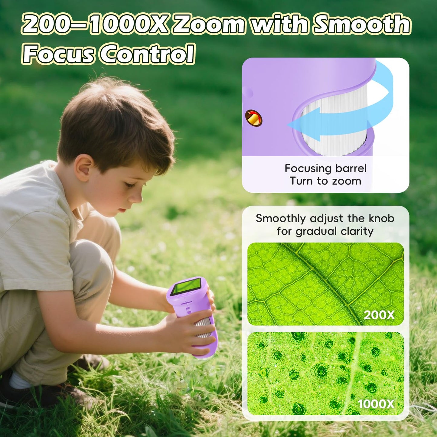 Kids 1000X Digital Pocket Microscope