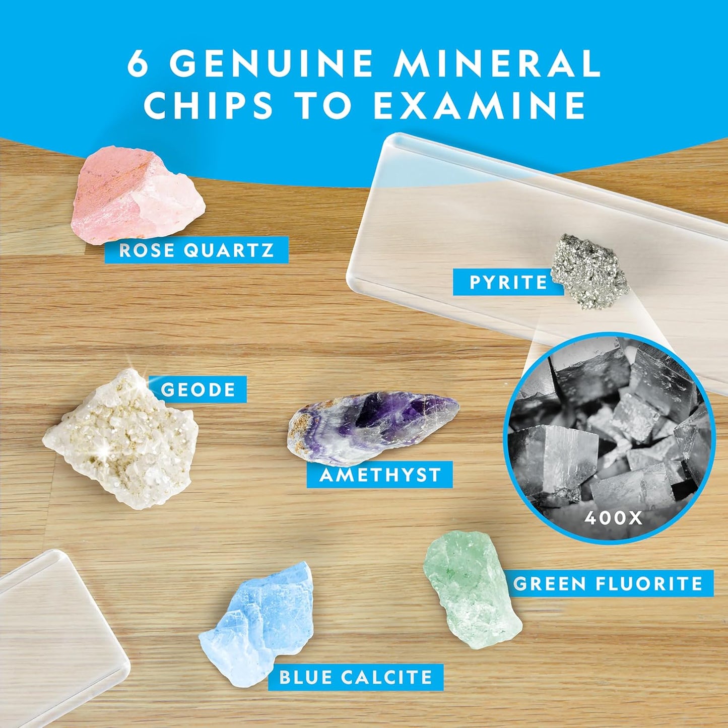 Nat Geo Kids Microscope Kit – Up to 400x Zoom