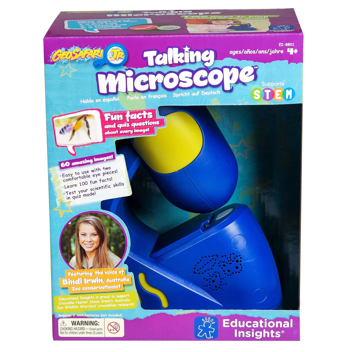GeoSafari Jr. Talking Kids Microscope – Ages 3+