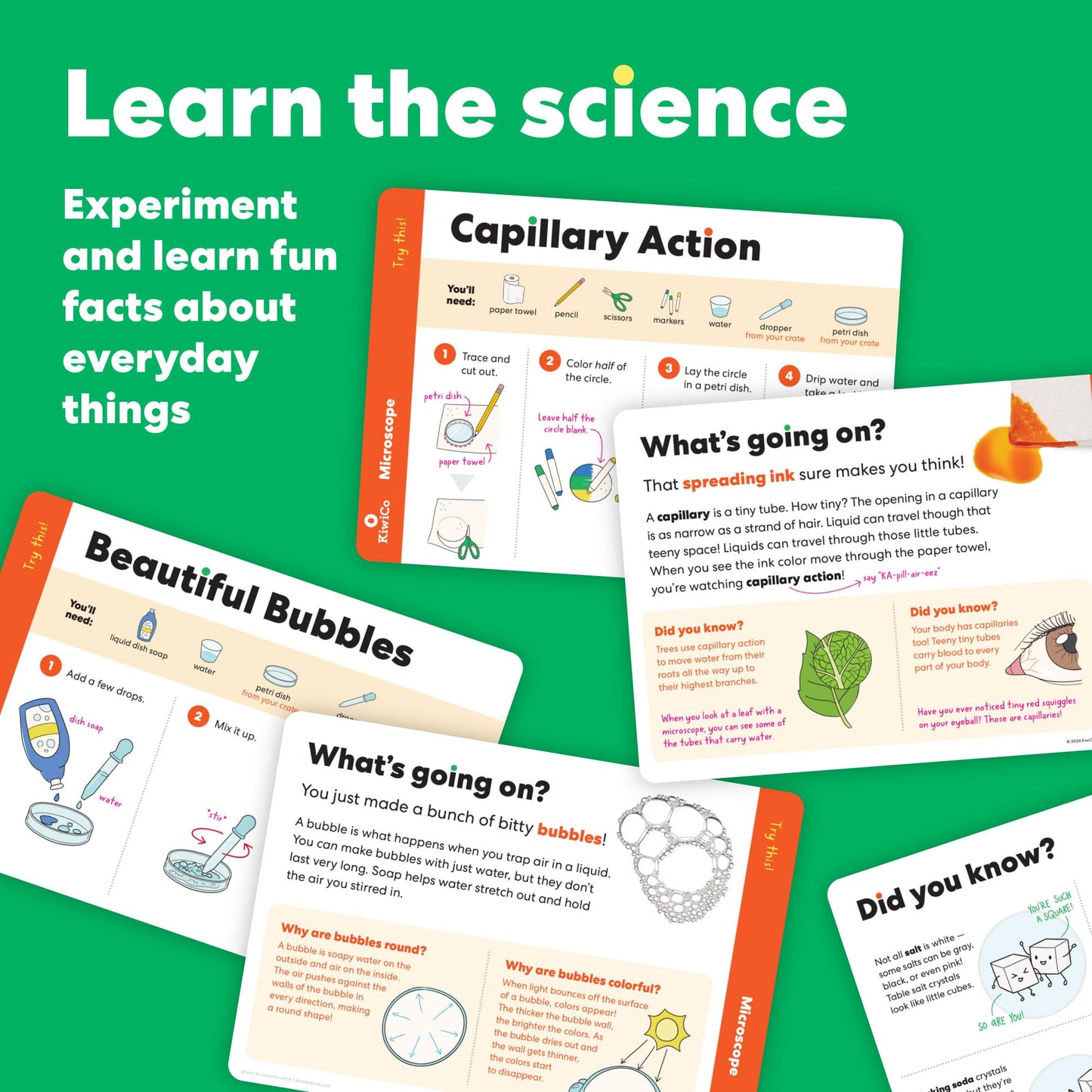 KiwiCo Kids Microscope Set – STEM Kit