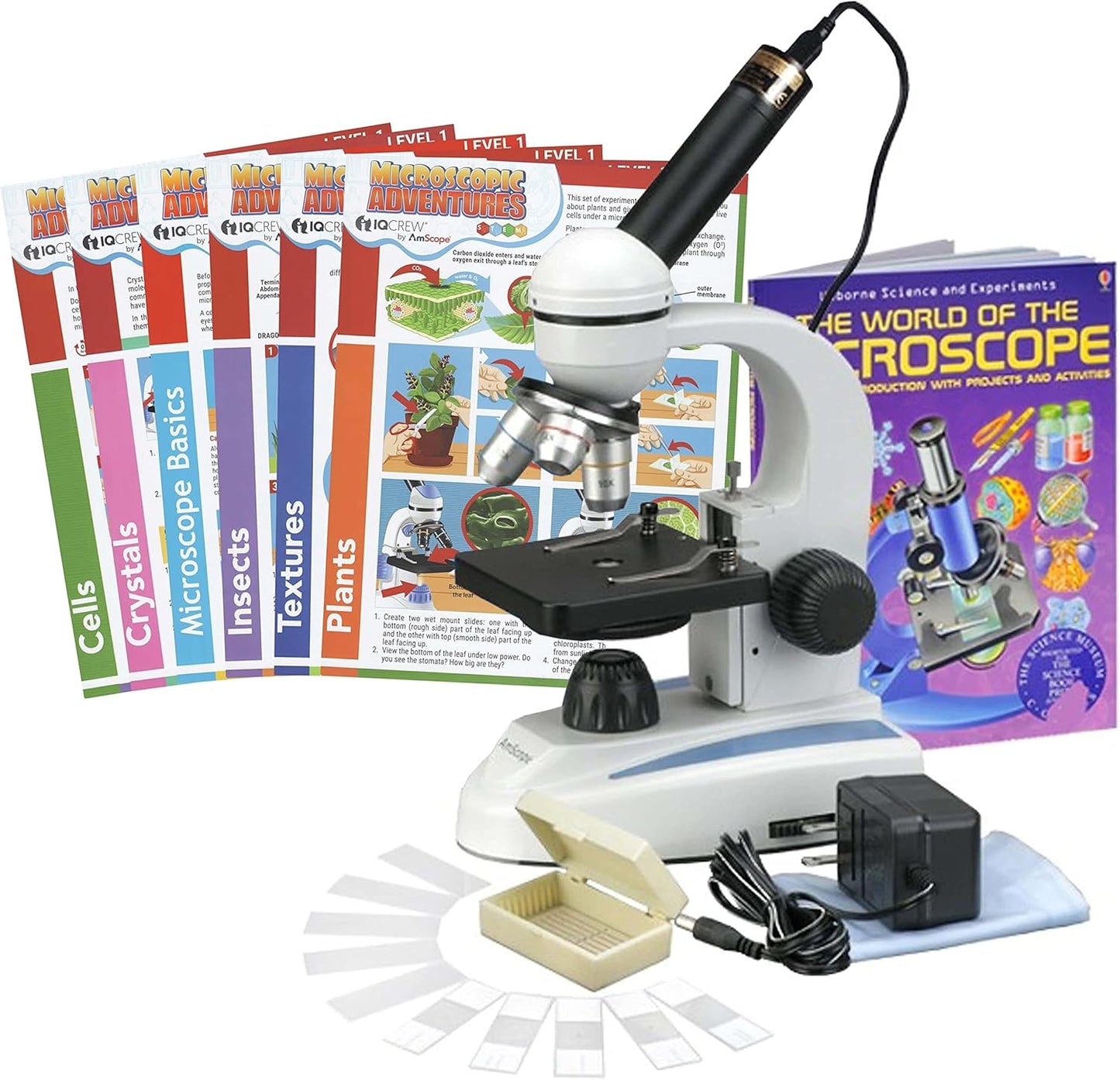 AmScope 40X-1000X Student Microscope Kit