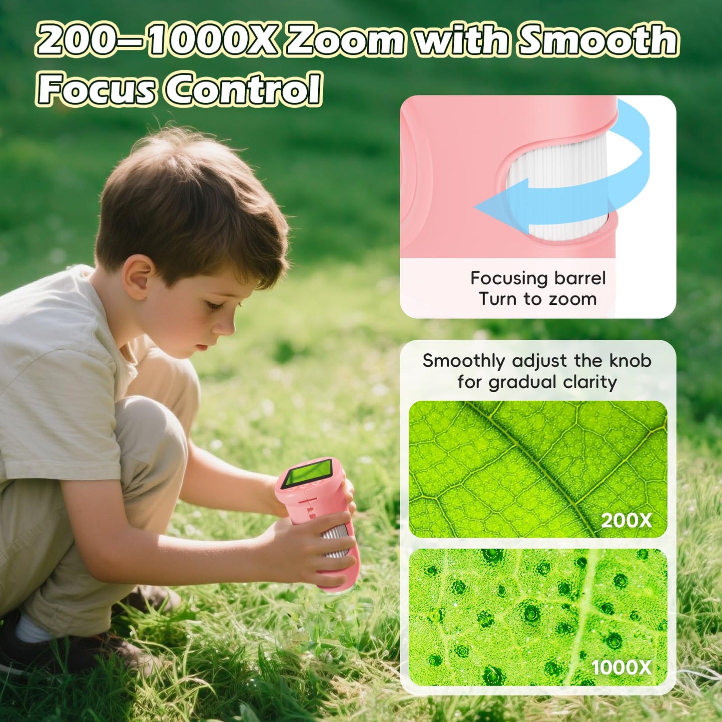 Kids 1000X Digital Pocket Microscope