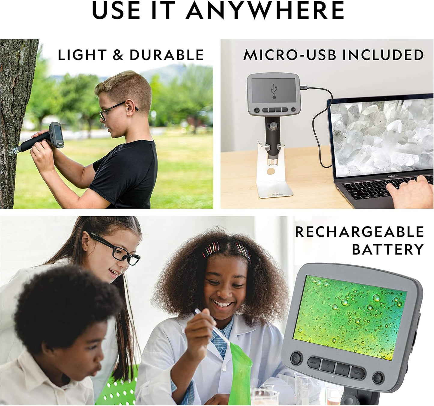 Nat Geo Kids Digital Microscope 800x