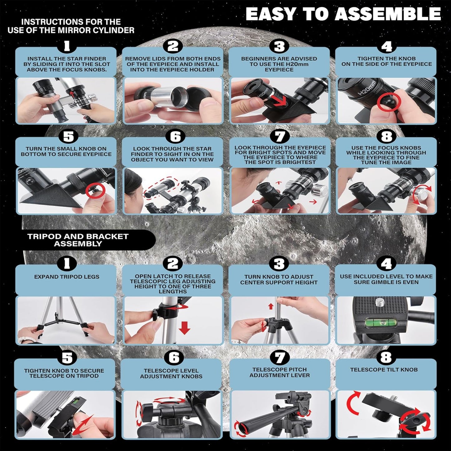 ArtCreativity 60X Kids Telescope